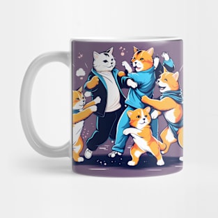 Cat and Dog Party Mug